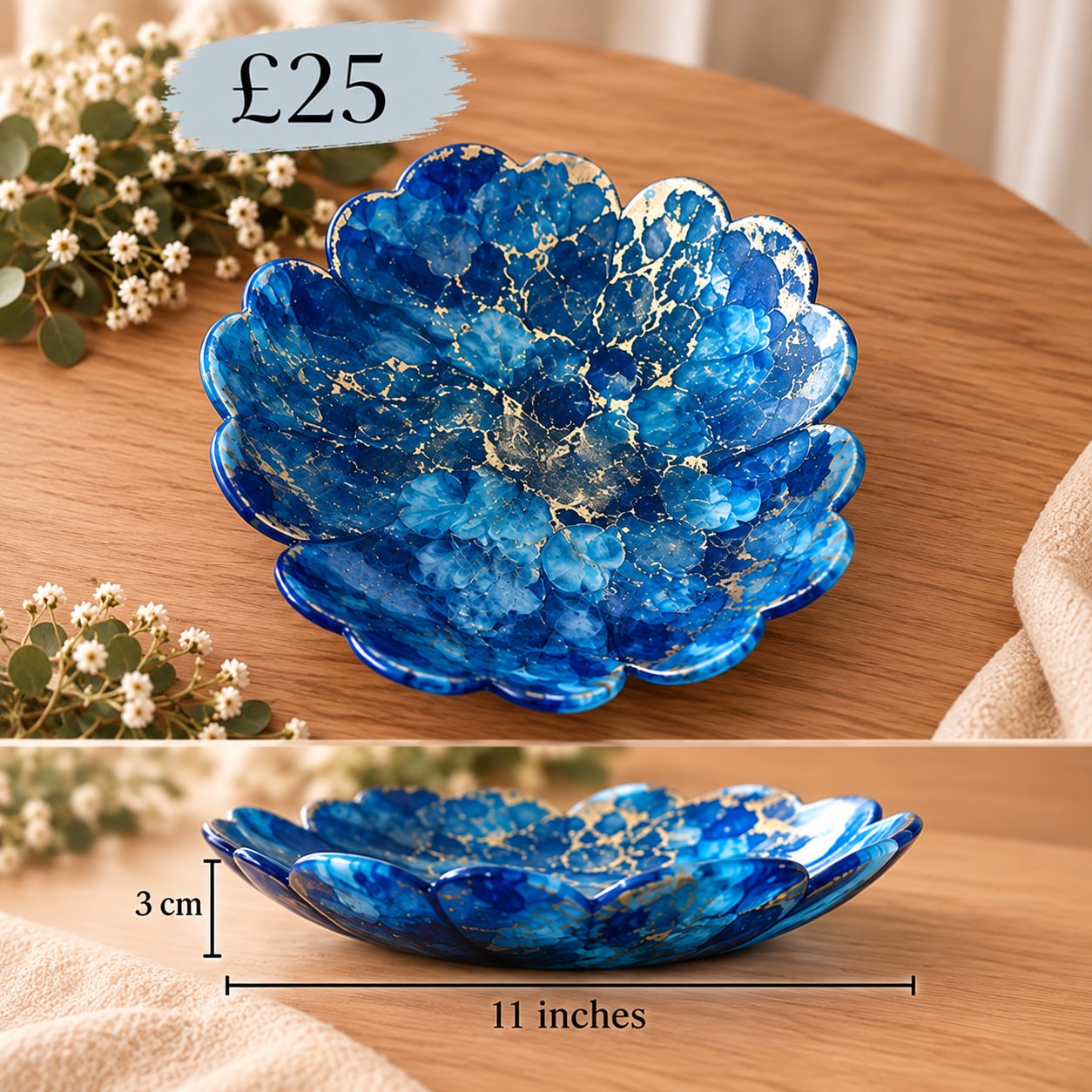 Blue Flower Bowl