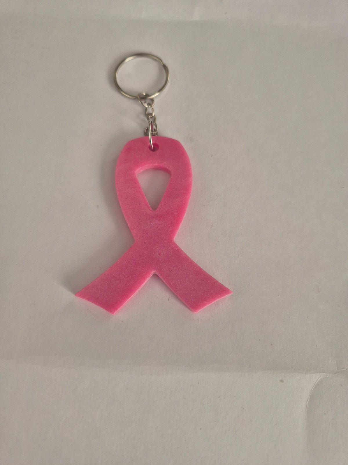Cancer research sign keyring
