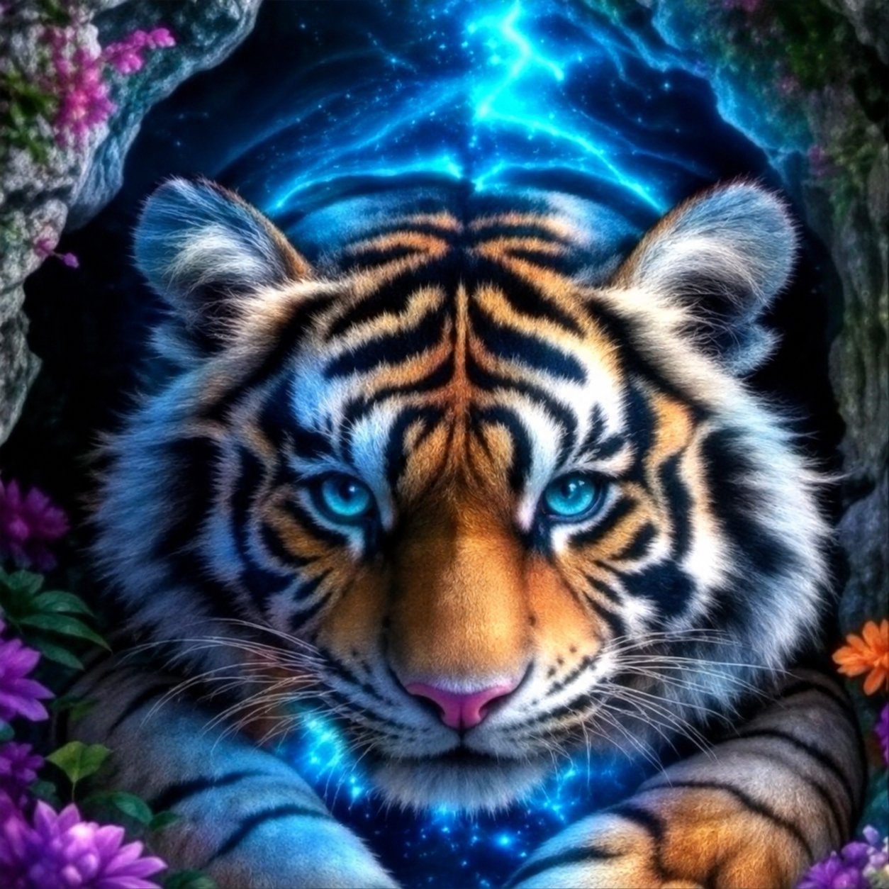 🐯 Majestic Tiger Diamond Painting Kit
