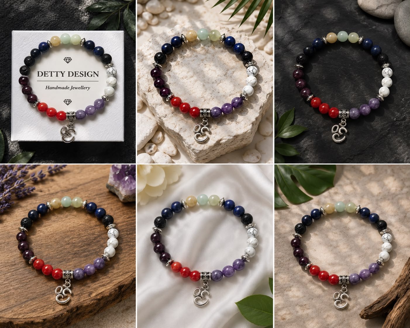 Chakra Harmony –  with  OM symbol charm
