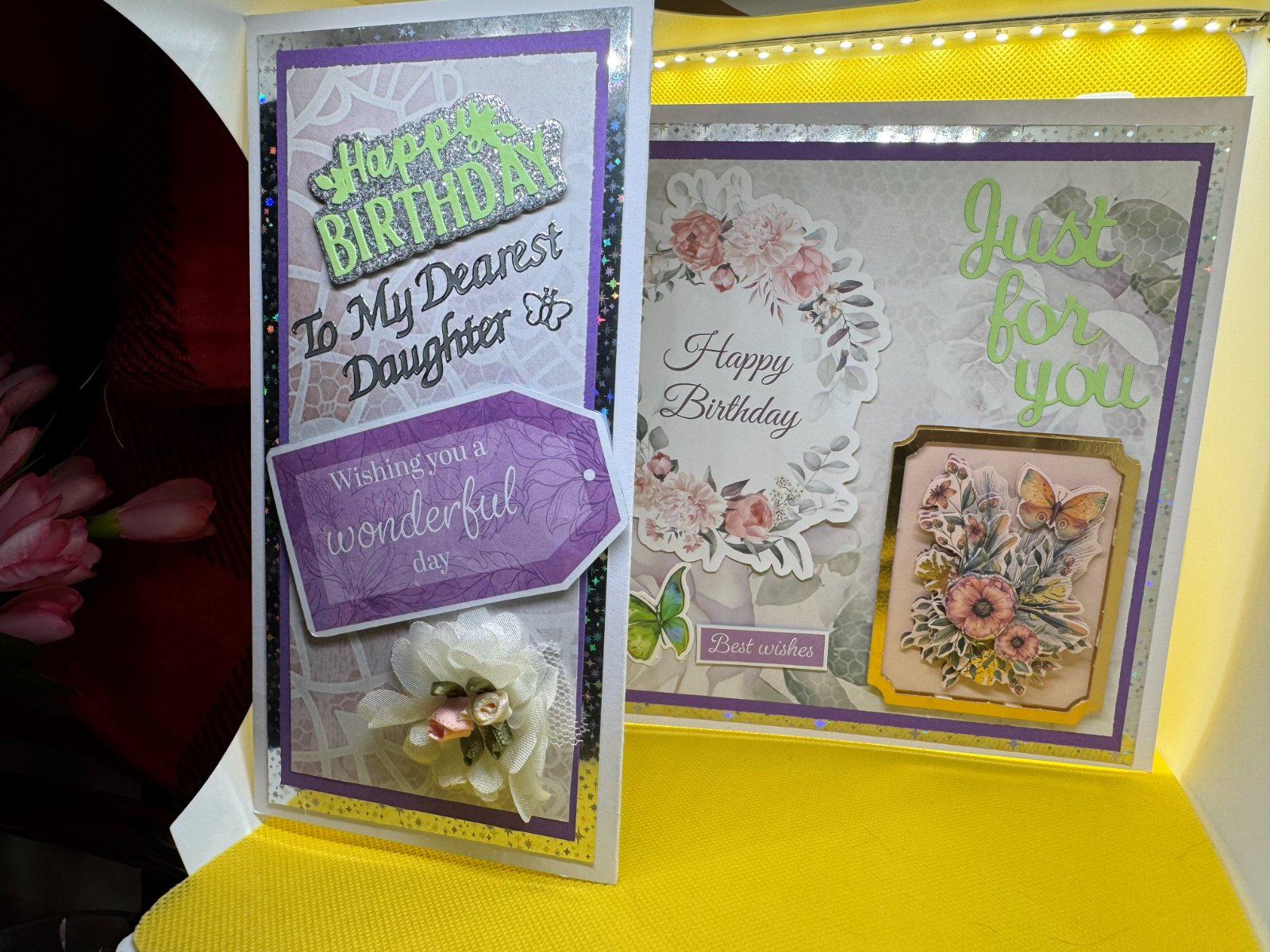 Family Made-to-Order Cards Example shown