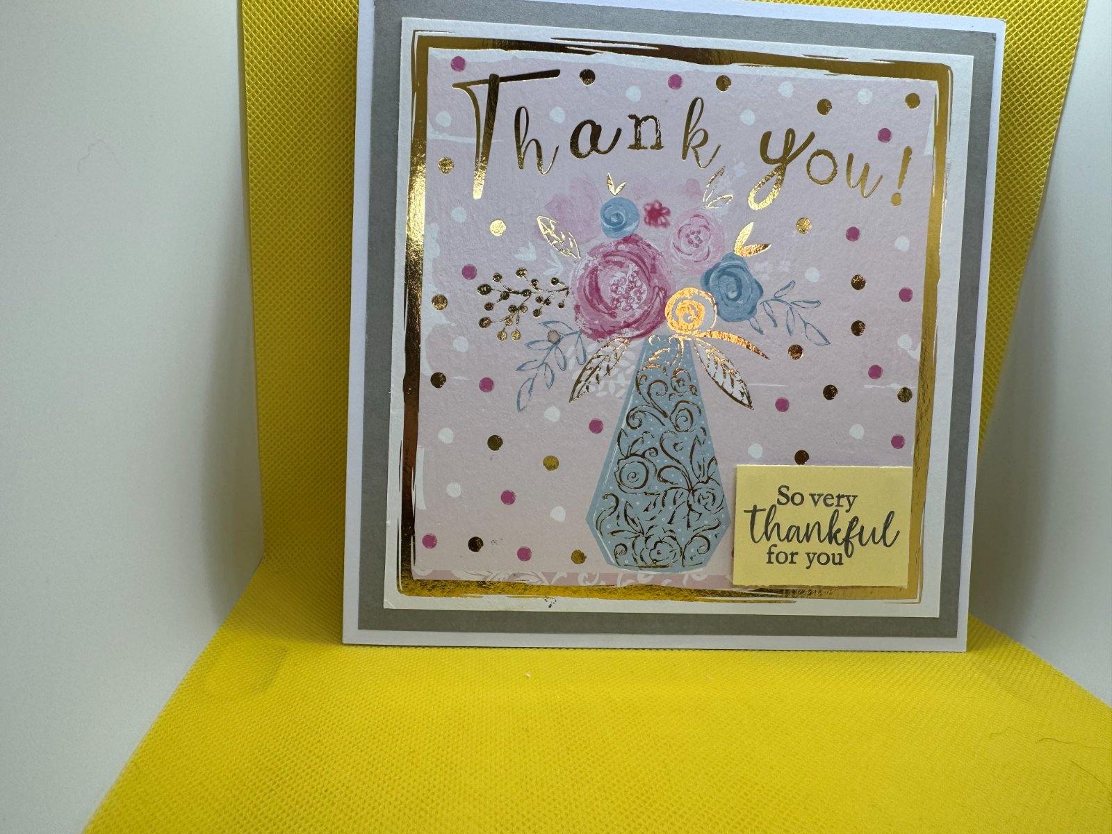 Thank You - Vase of Flowers