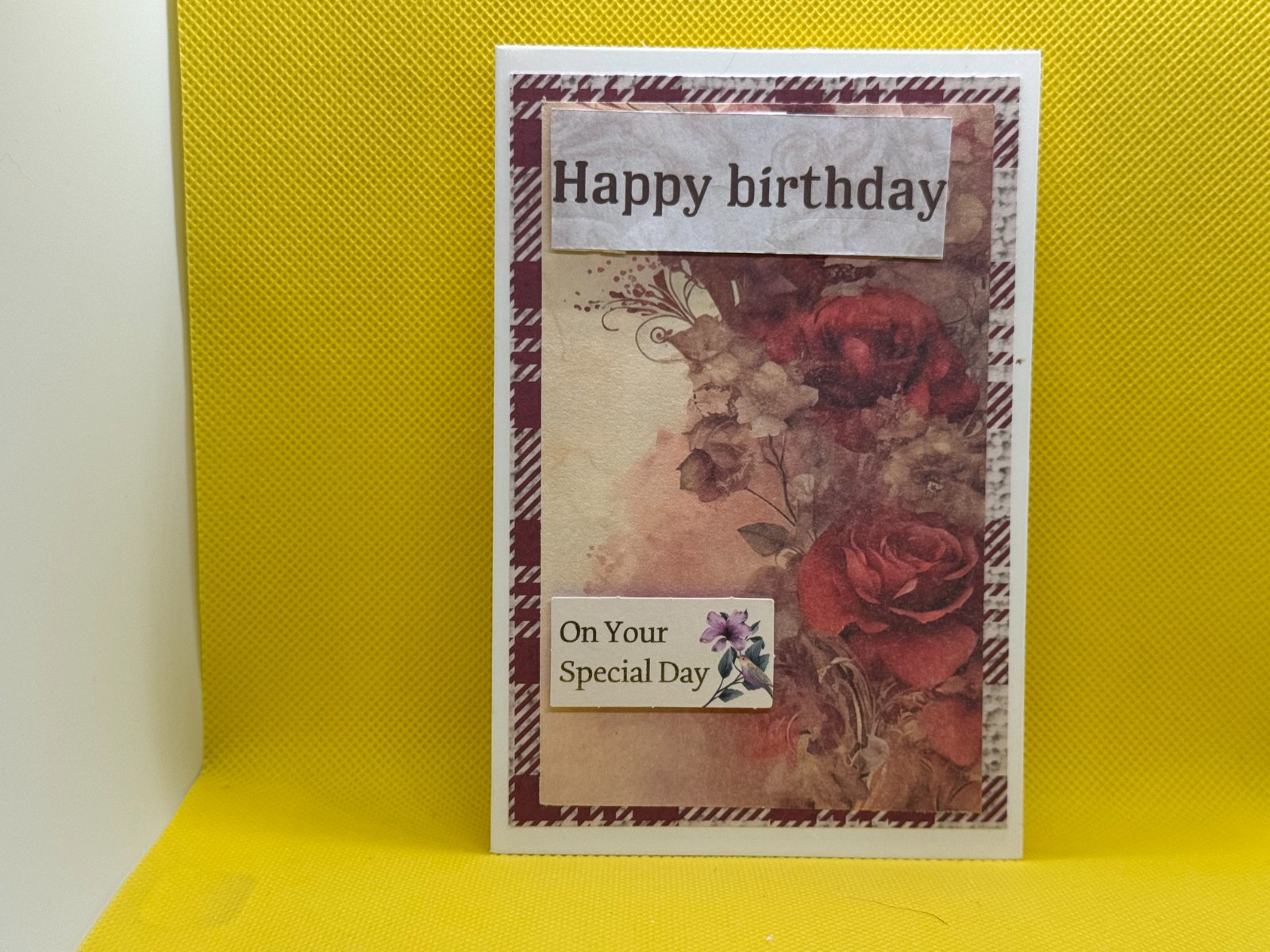 Happy Birthday - Roses