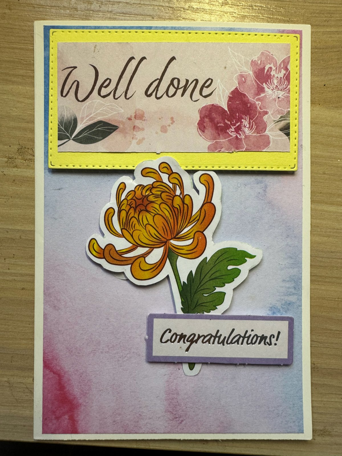 Well Done - Orange flower