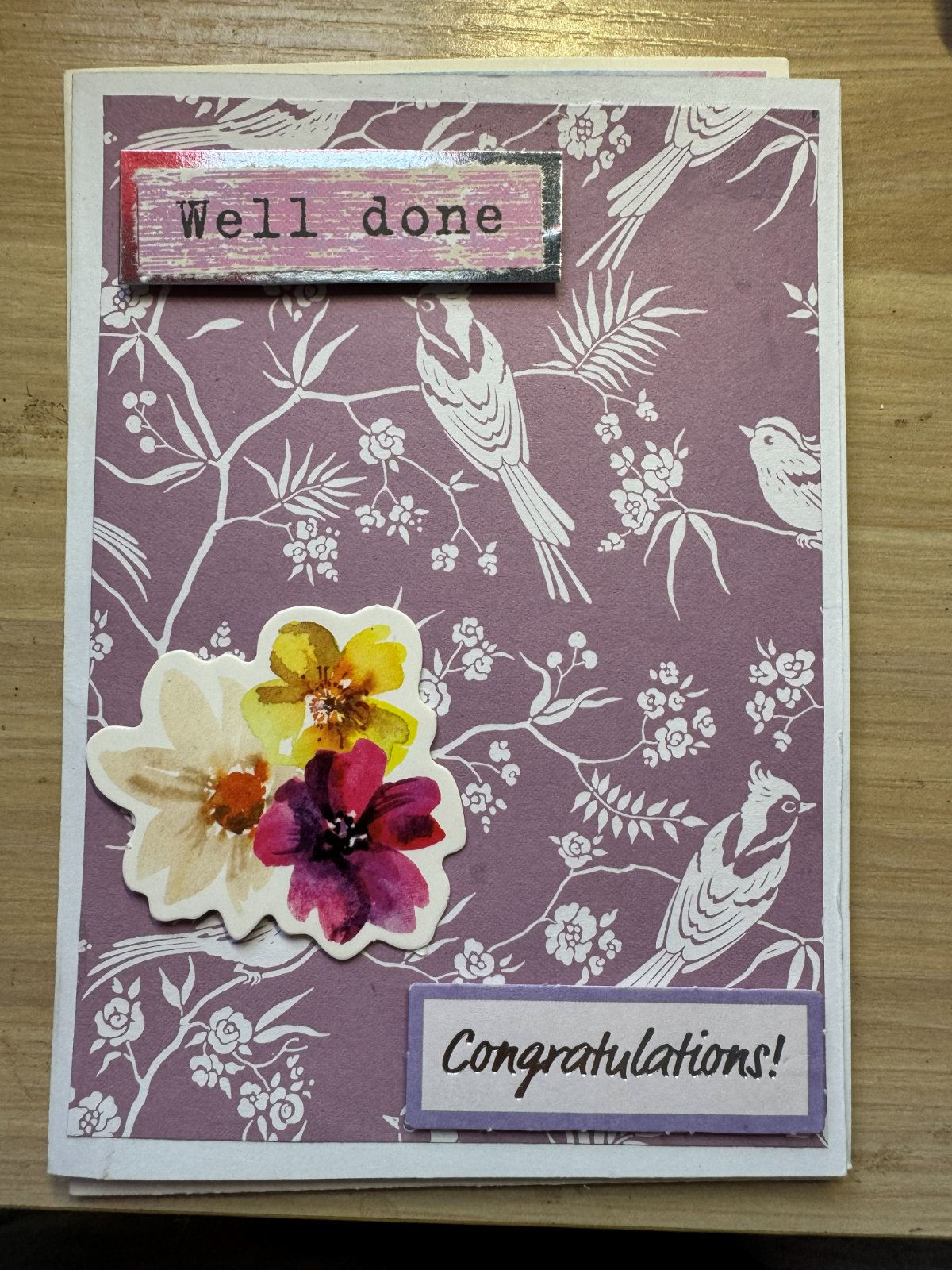Well Done - Purple Birds