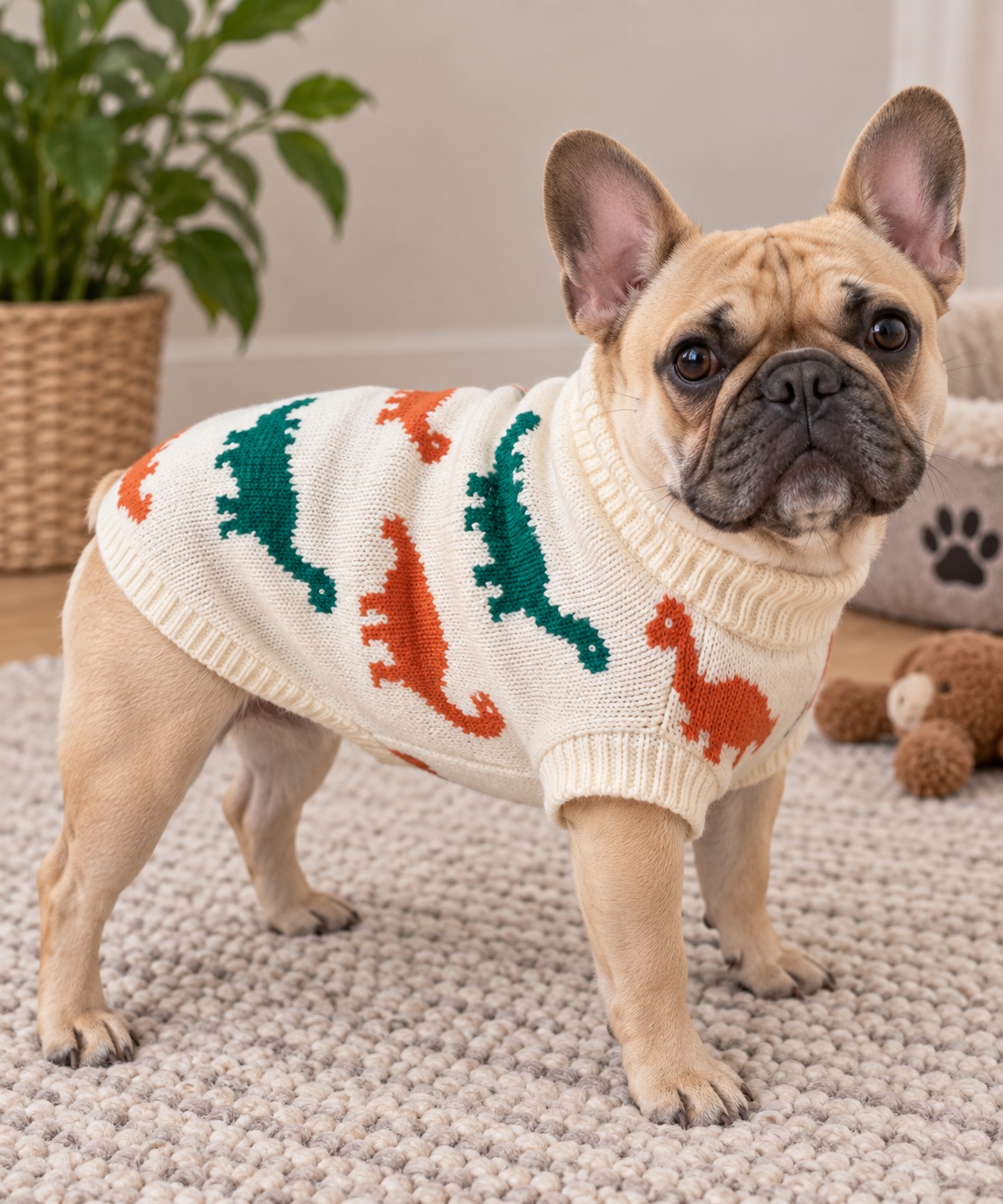 Cute dinosaur dog jumper