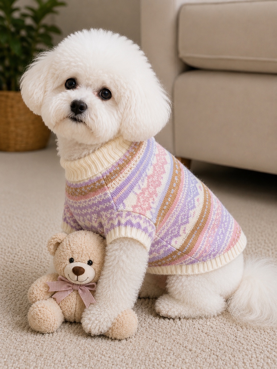 Fair isle casual jumper