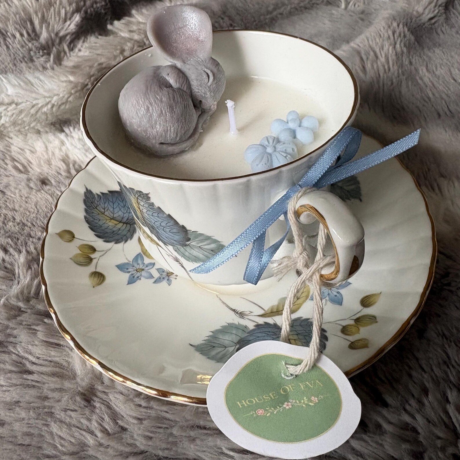 Mouse Vintage Teacup Candle 🐭