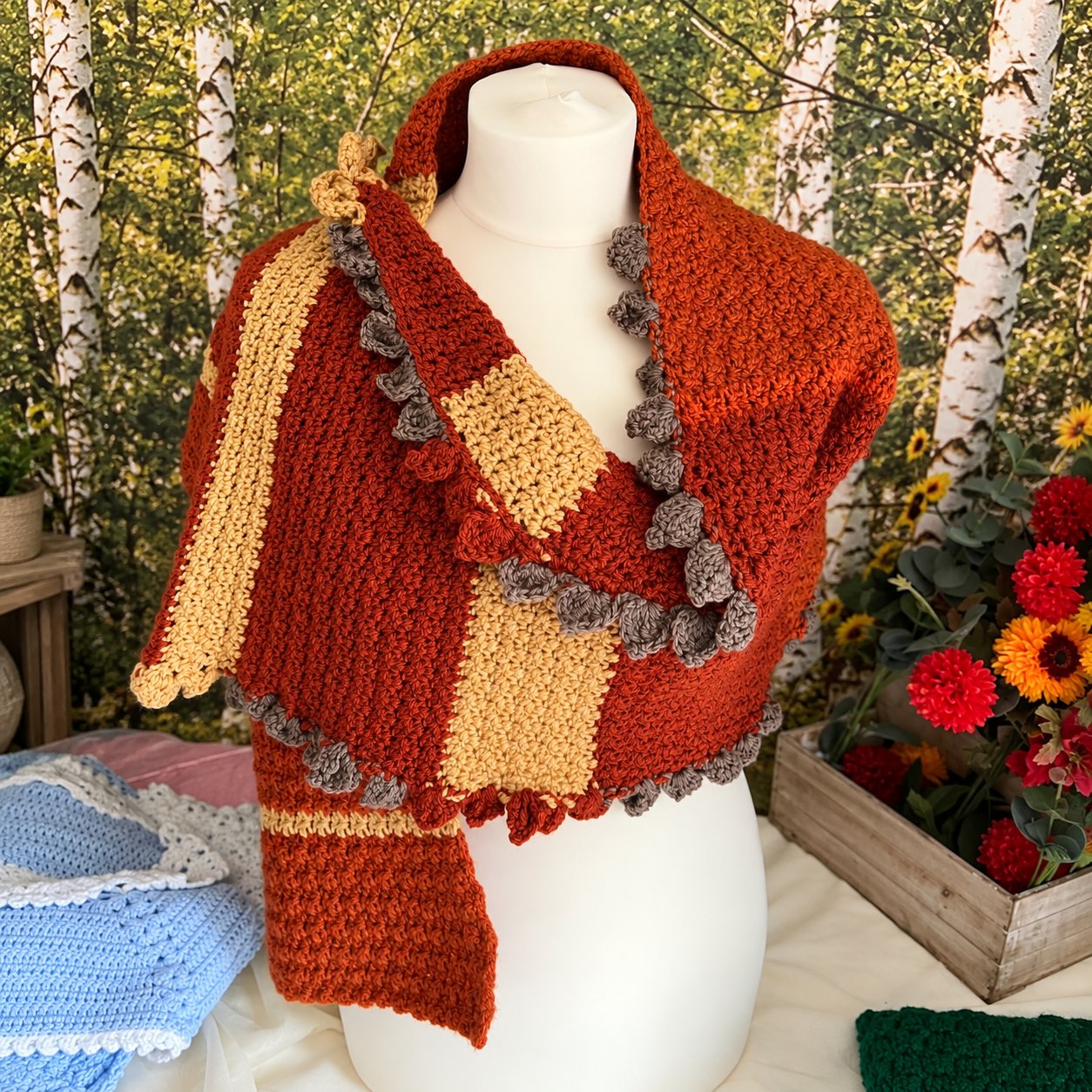 🍂 Autumn Glow Shawl