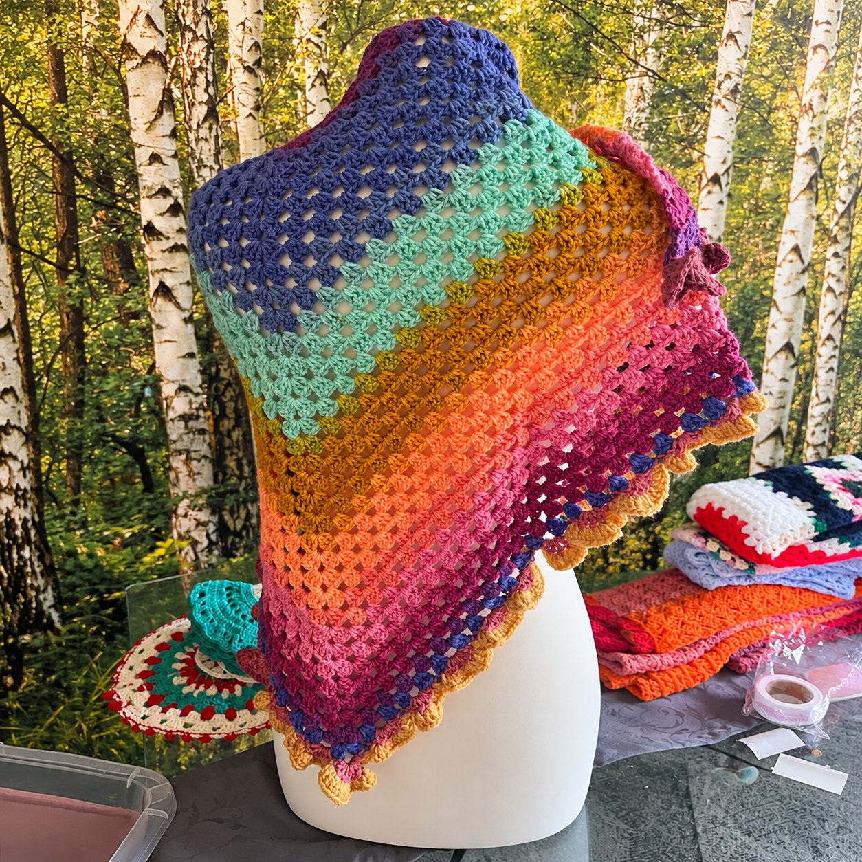 Exclusive BelleScarfs Shawls – Unique Triangle & Asymmetrical Designs