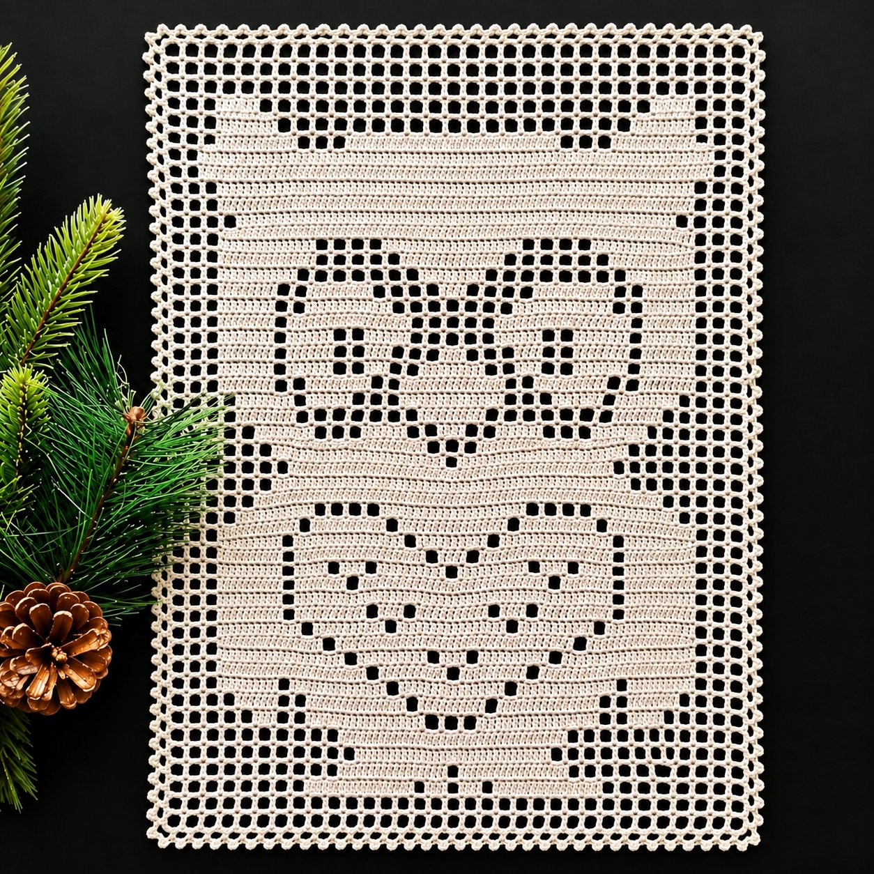 🦉 Peace and Joy Filet Panel