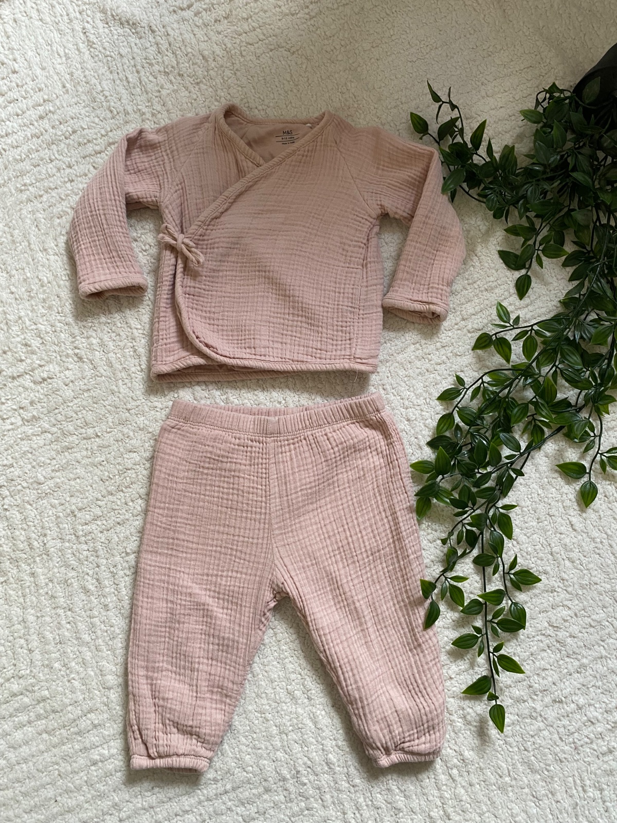 Blush & Bloom 🌸 | M&S Pink Premium Wrap Set |9-12 months|