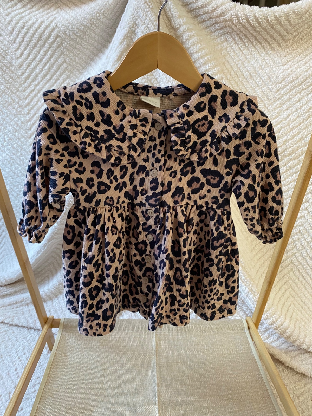 Wild & Wonderful 🐆 | Next Leopard Print Shirt Dress |3-6 months|