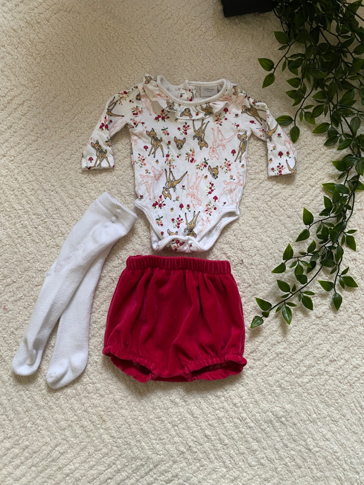 A Little Bambi 🦌 | Disney Baby 3-Piece Set |0-3 months|