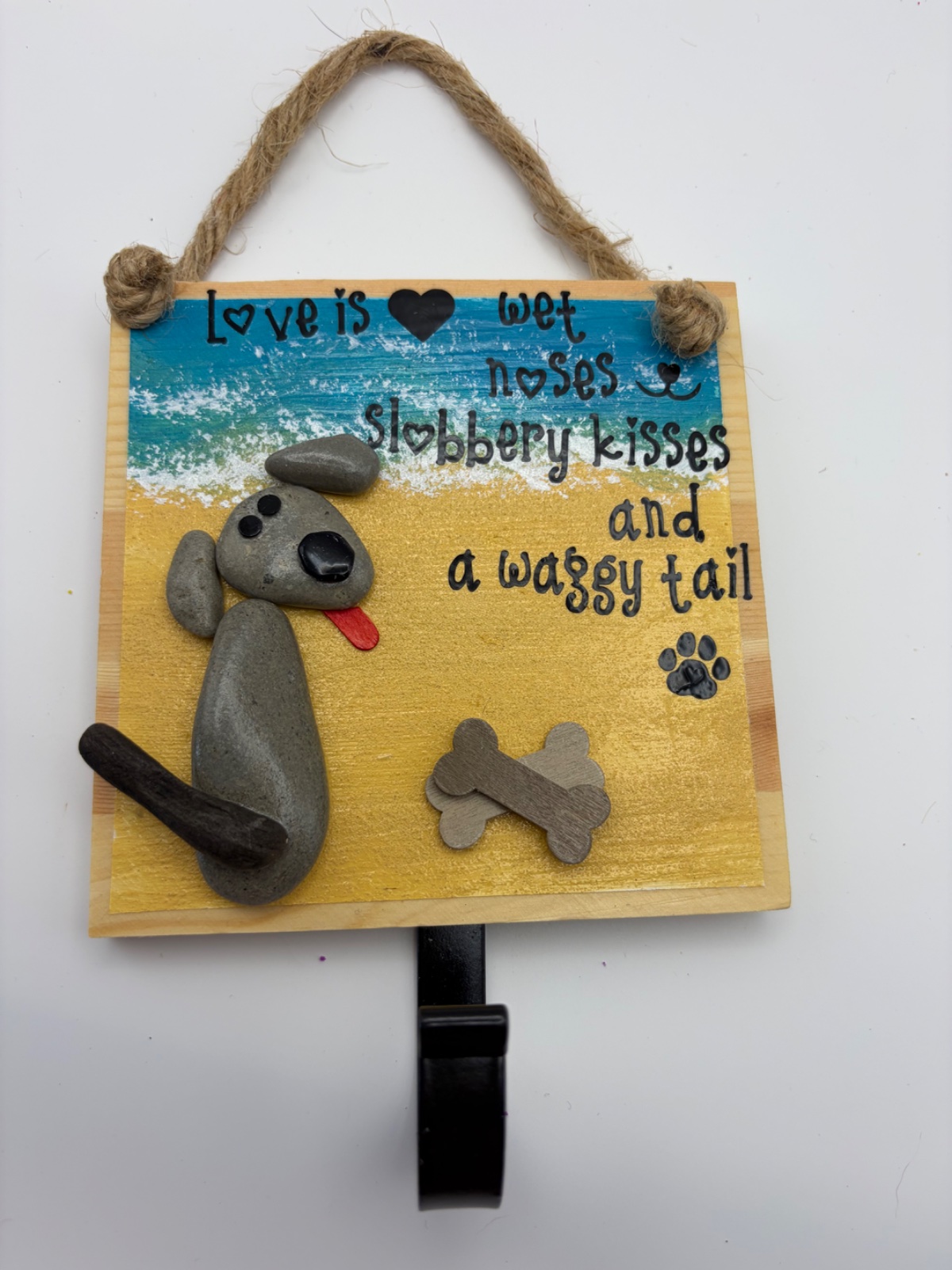 Love Is ……. Small dog lead hook.