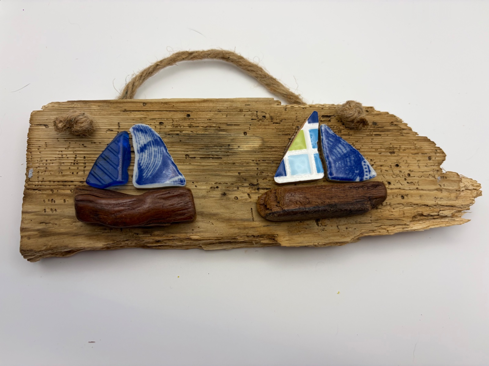 Driftwood Boats wall hangar