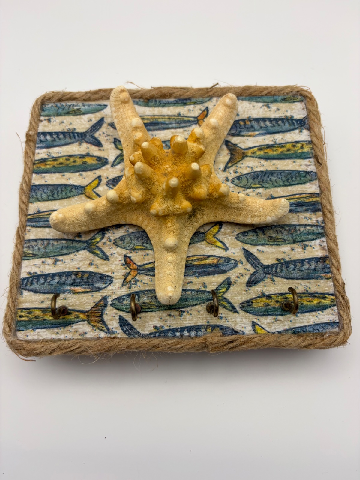 Starfish key holder.
