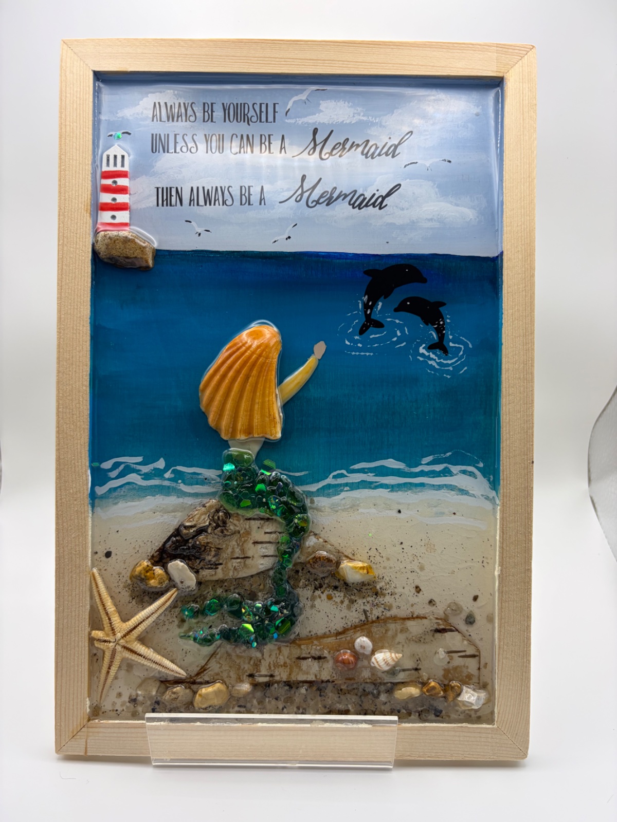 Mermaid On A Rock