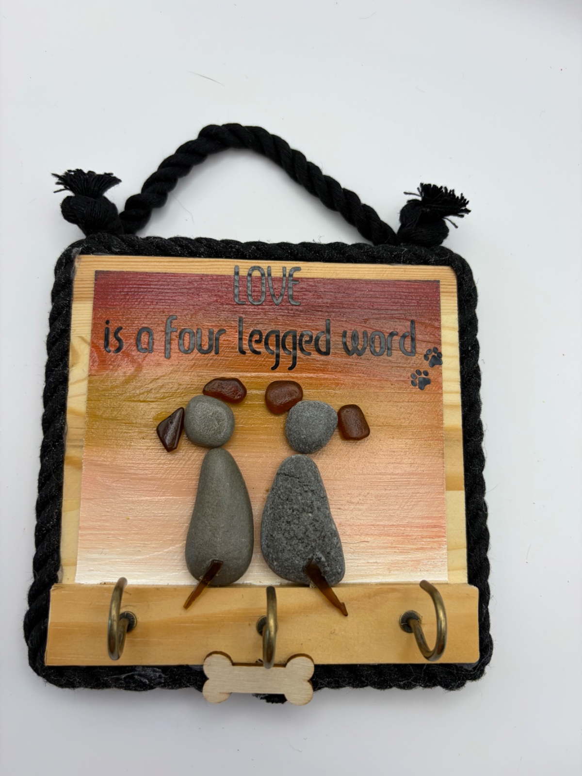 Love is …… small key/jewellery/dog lead holder