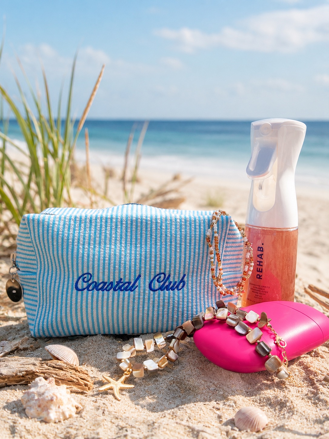 Coastal Club Pouch - Harbour Blue
