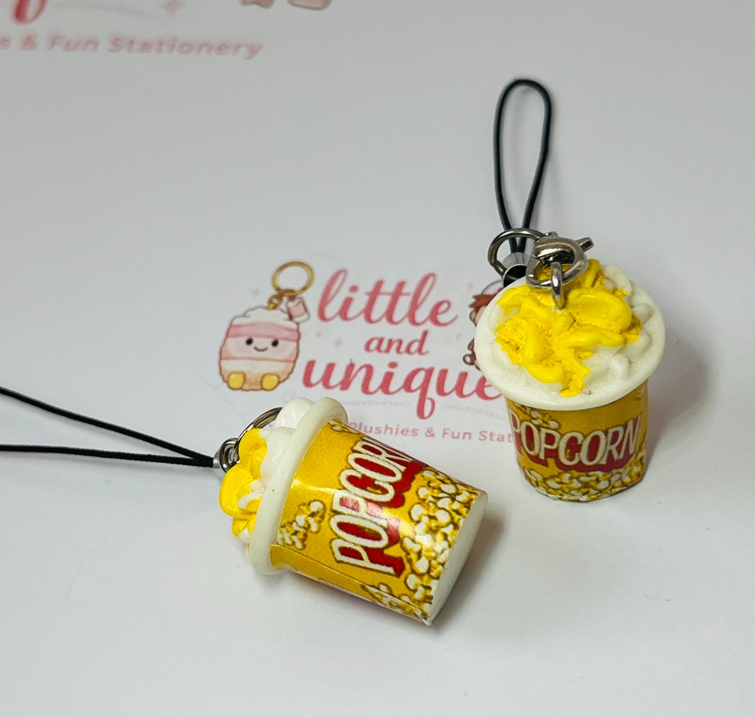 Popcorn Bucket Phone Charm