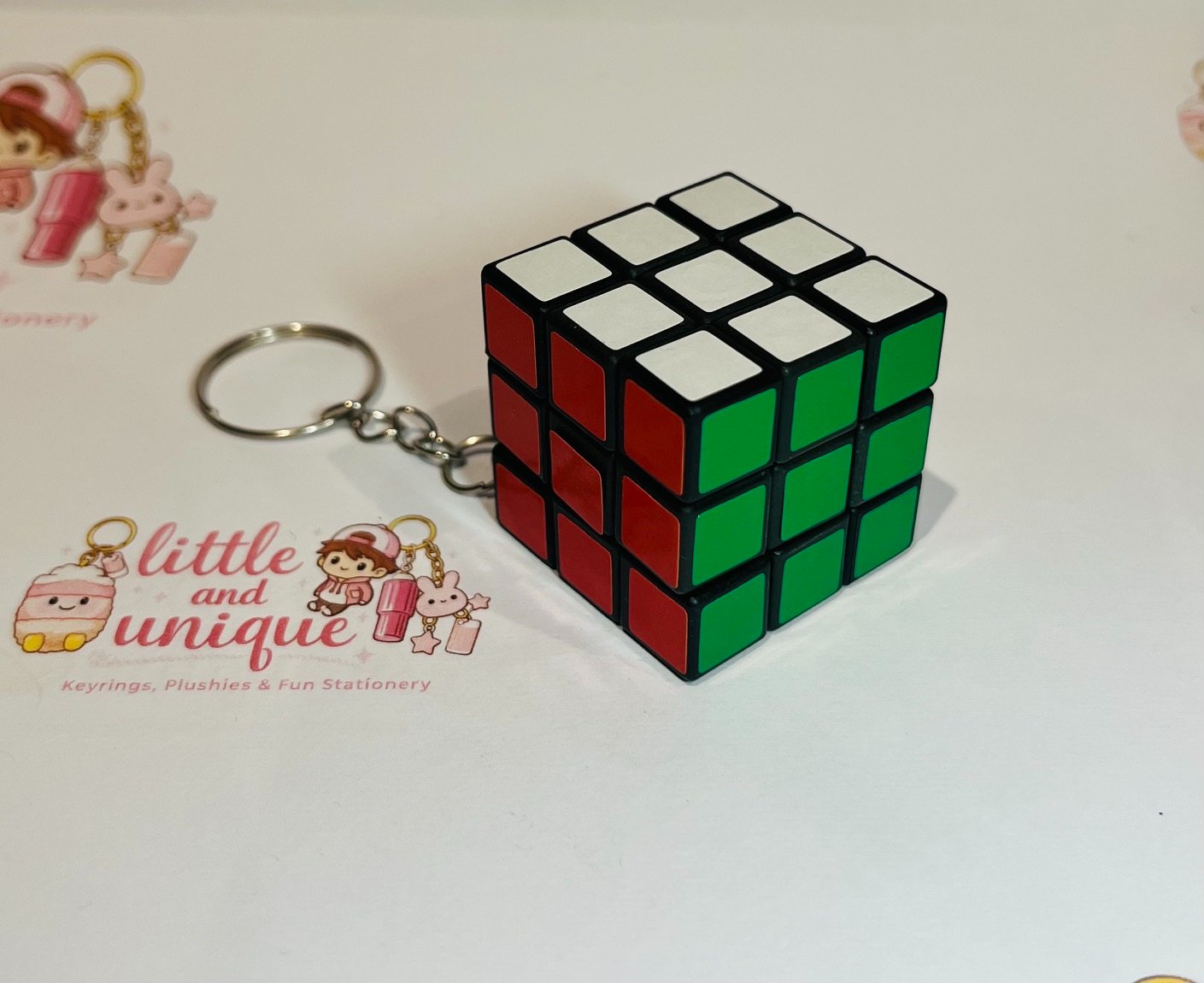Mini Rubik's Cube Keyring