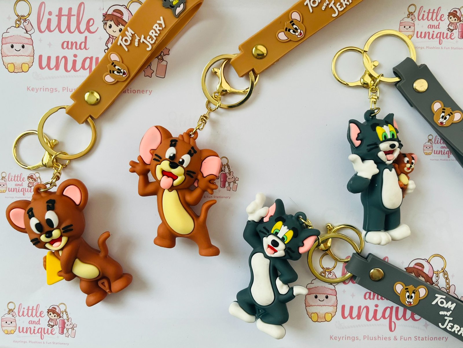 Tom & Jerry Character Keyrings