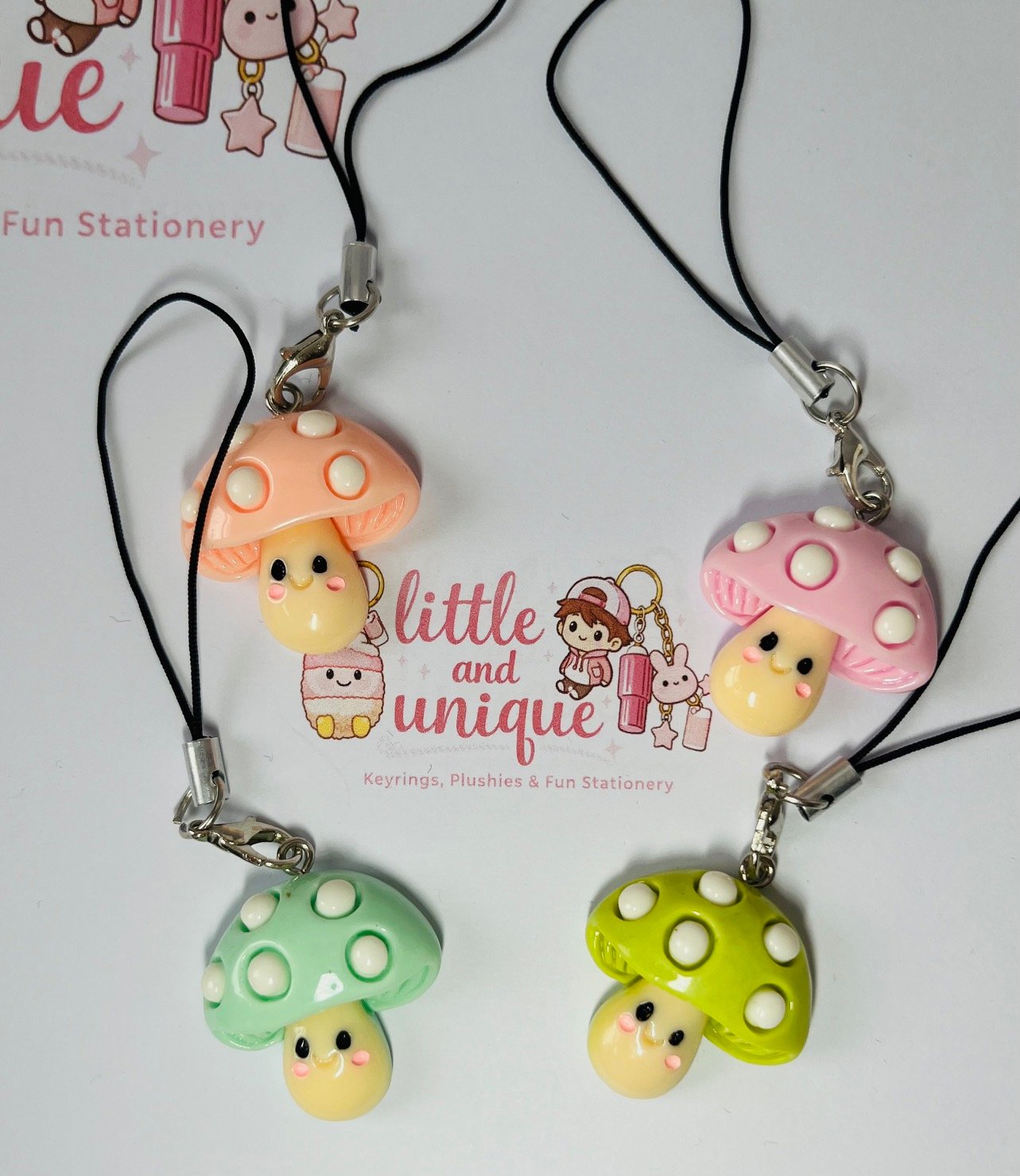 Mushroom Phone Charm