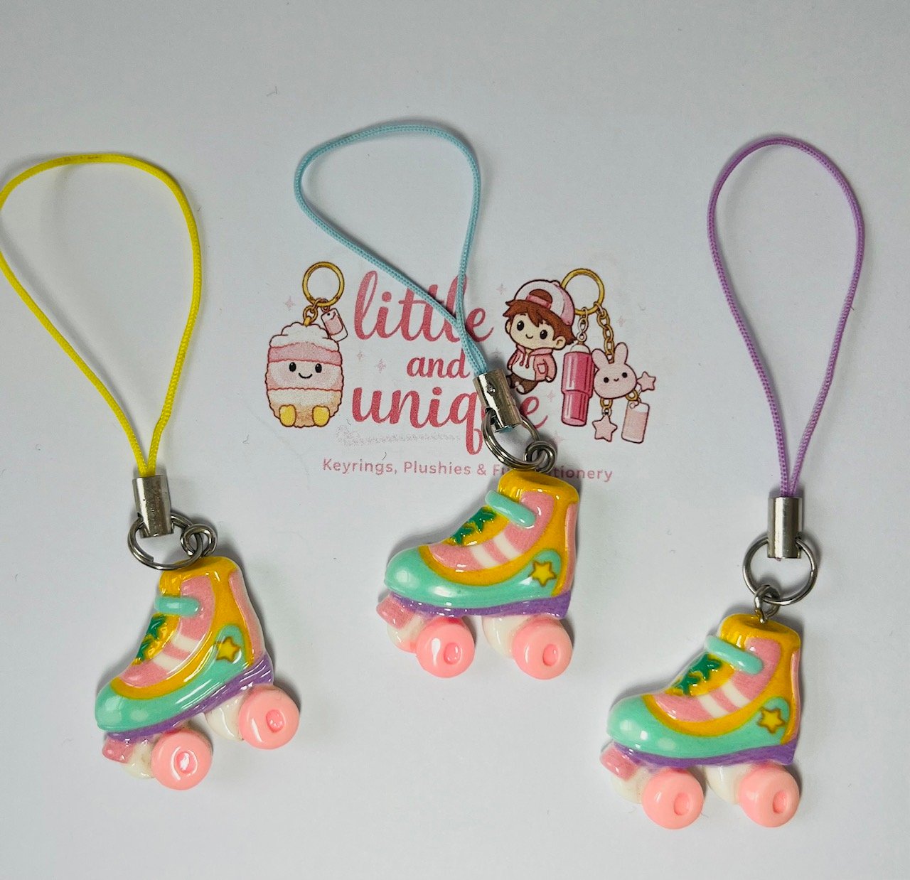 Roller Skates Phone Charm
