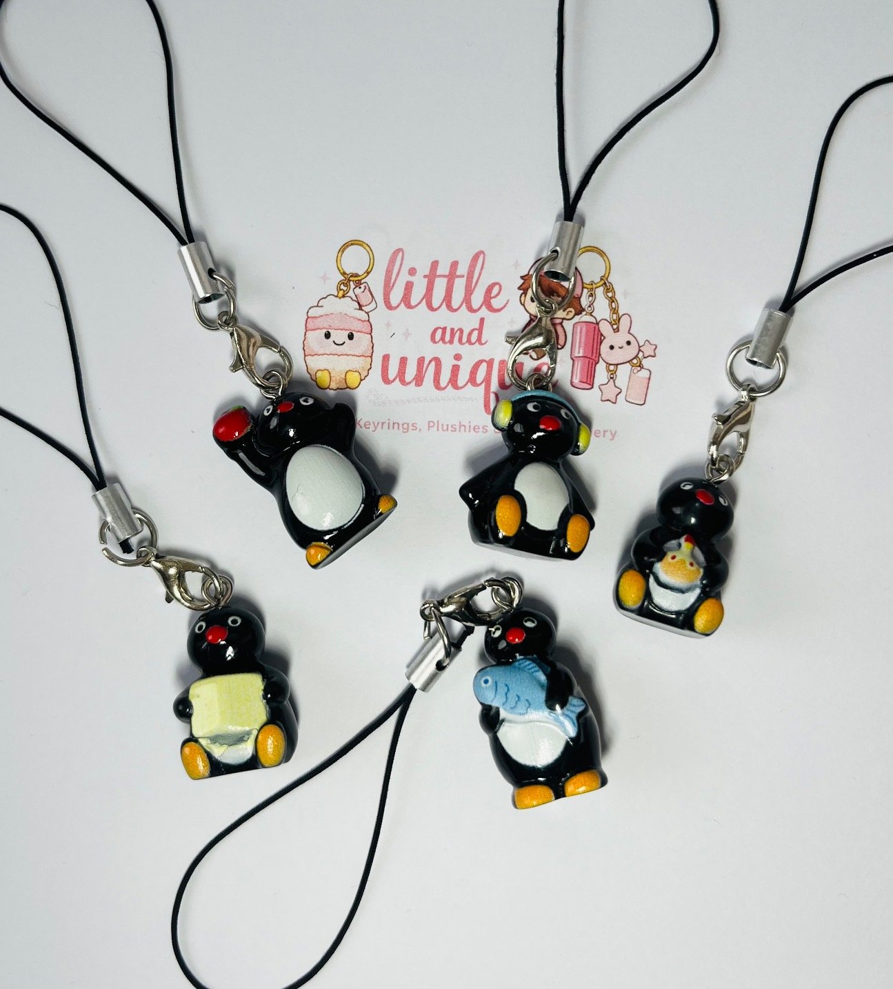Pingu Phone Charm