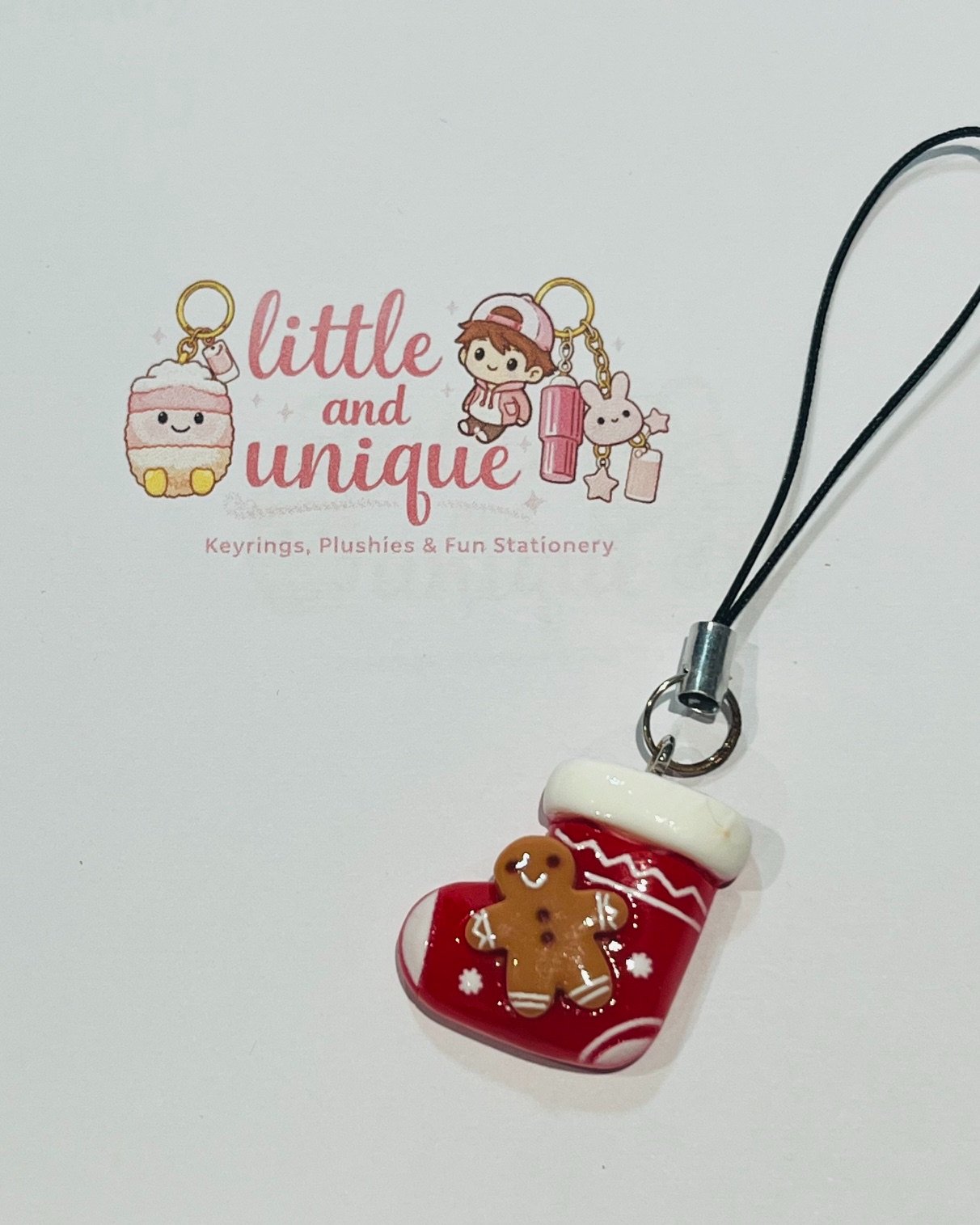 Festive Stocking Charm – Gingerbread Edition