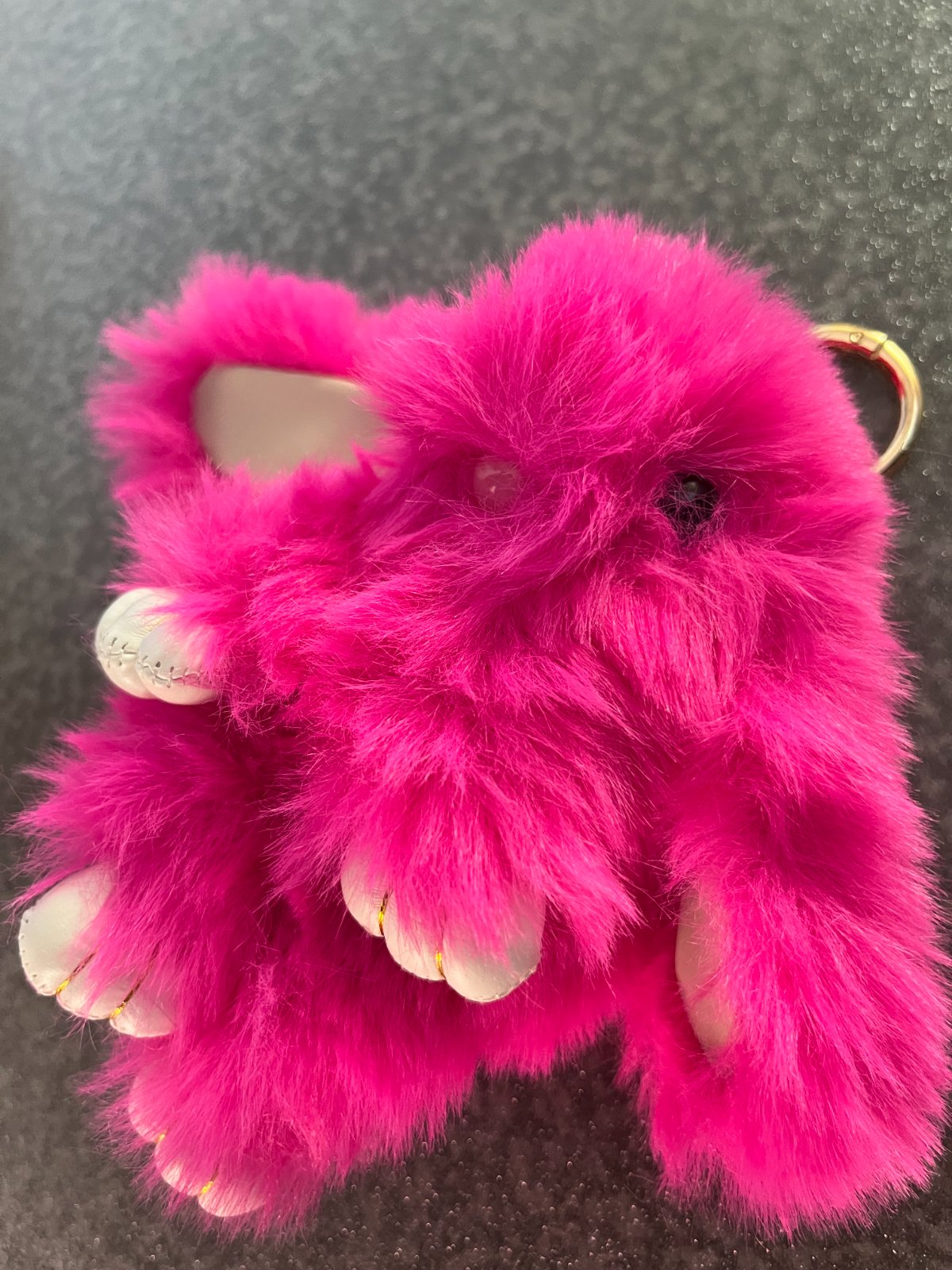 rabbit bag plushie