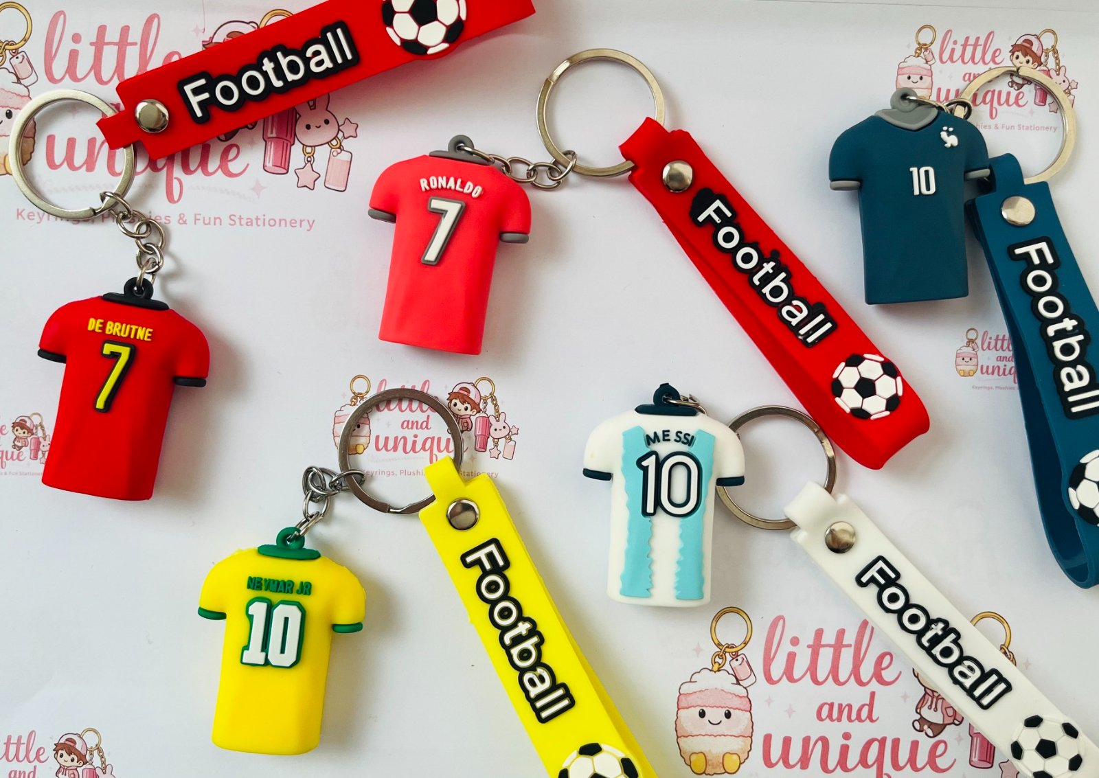 Football Jersey Keyrings