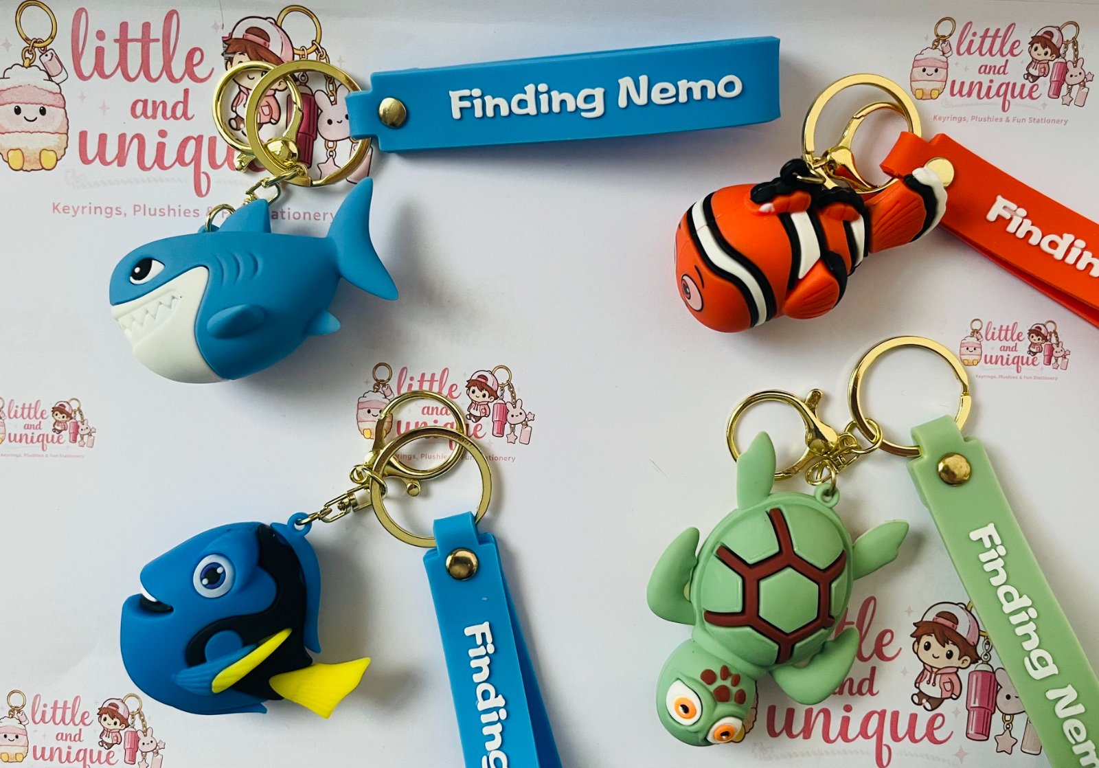 Finding Nemo Character Keyrings