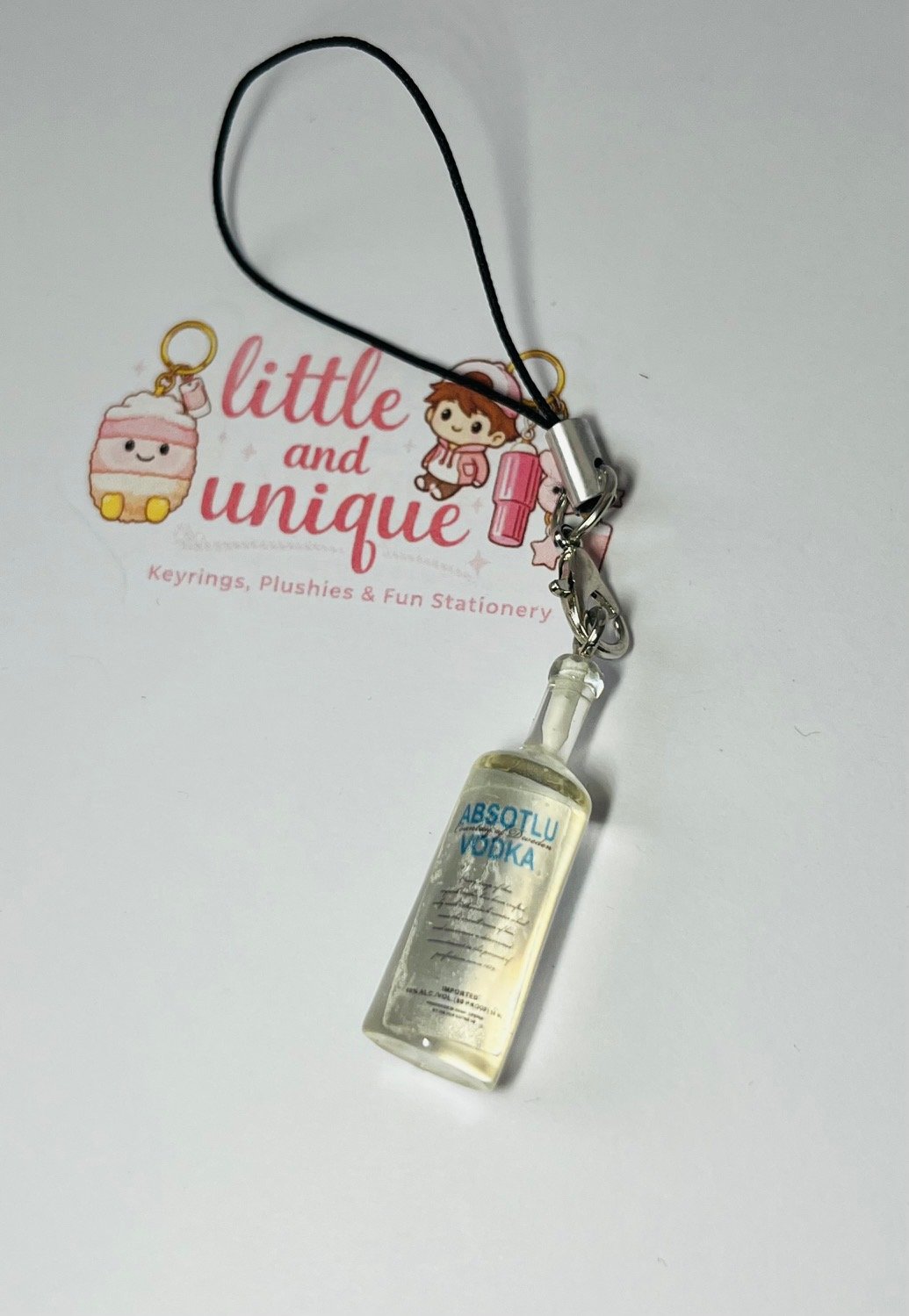 Vodka Phone Charm