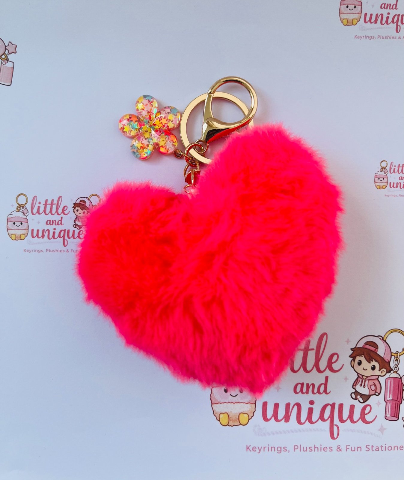 Pink Heart Plushie