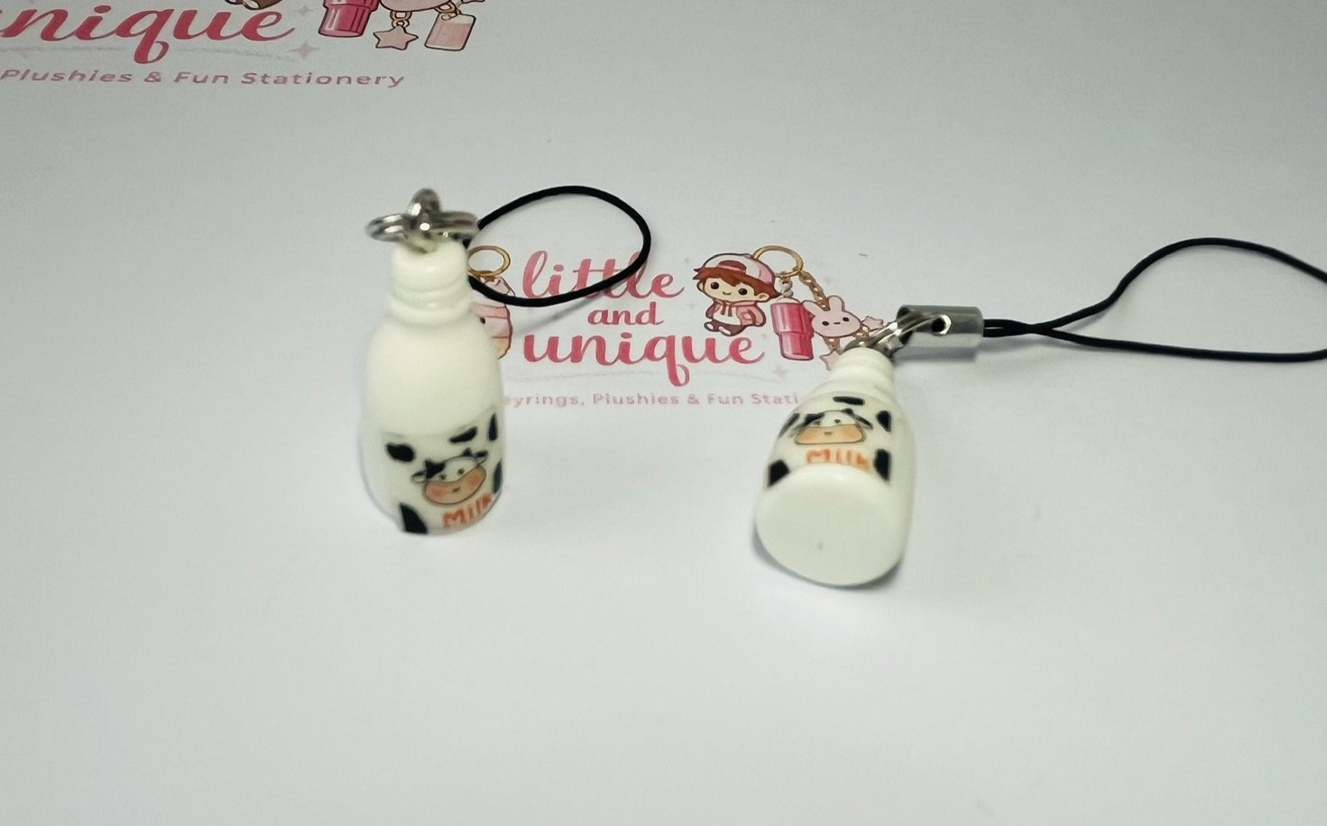 Moo Milk Phone Charm