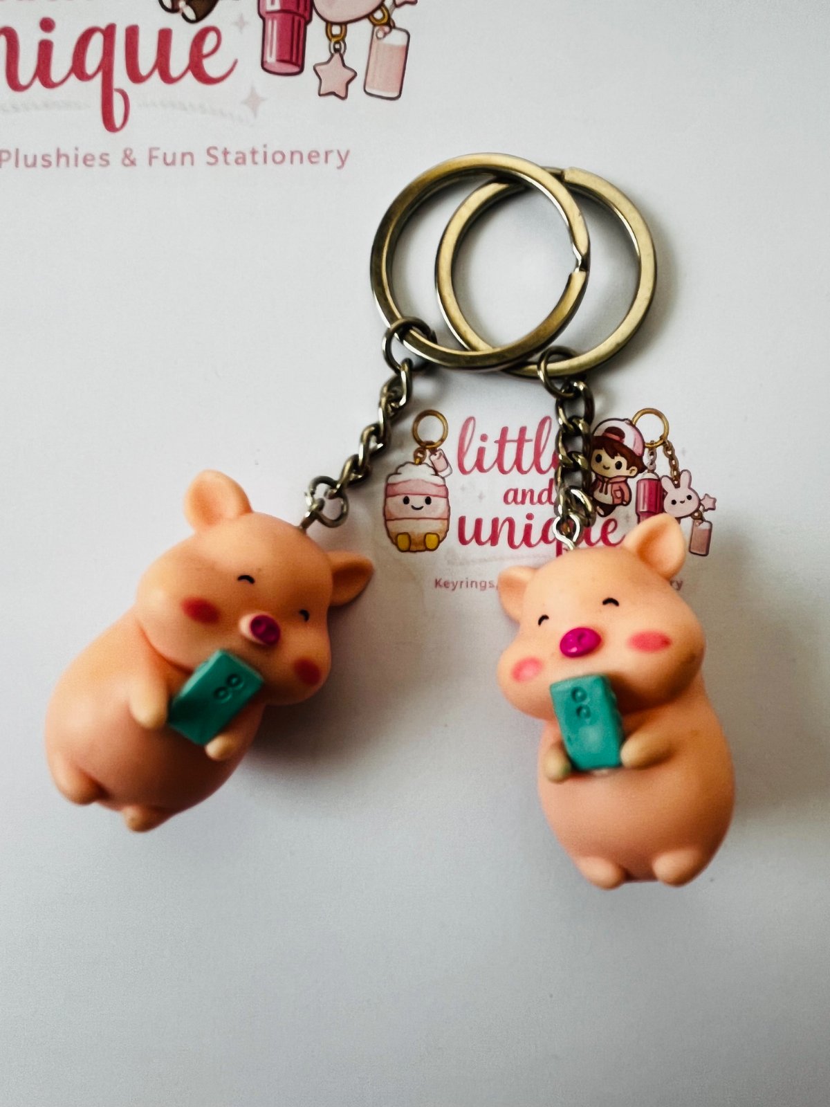Cute Piggie Keyrings