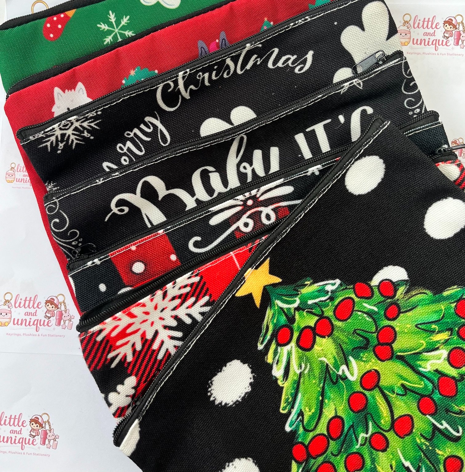 Christmas Versatile Pencil Case / Make Up Bag