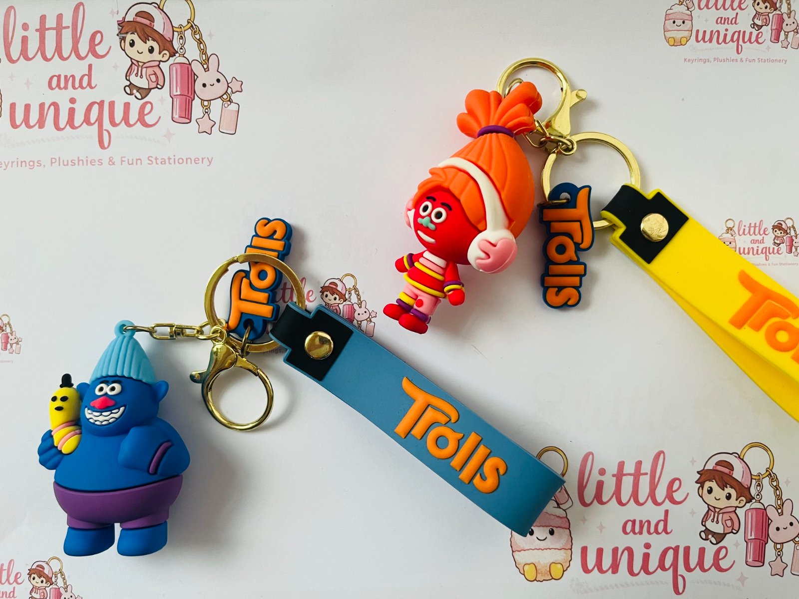 Trolls Character Keyring – Cute & Colourful Collectible