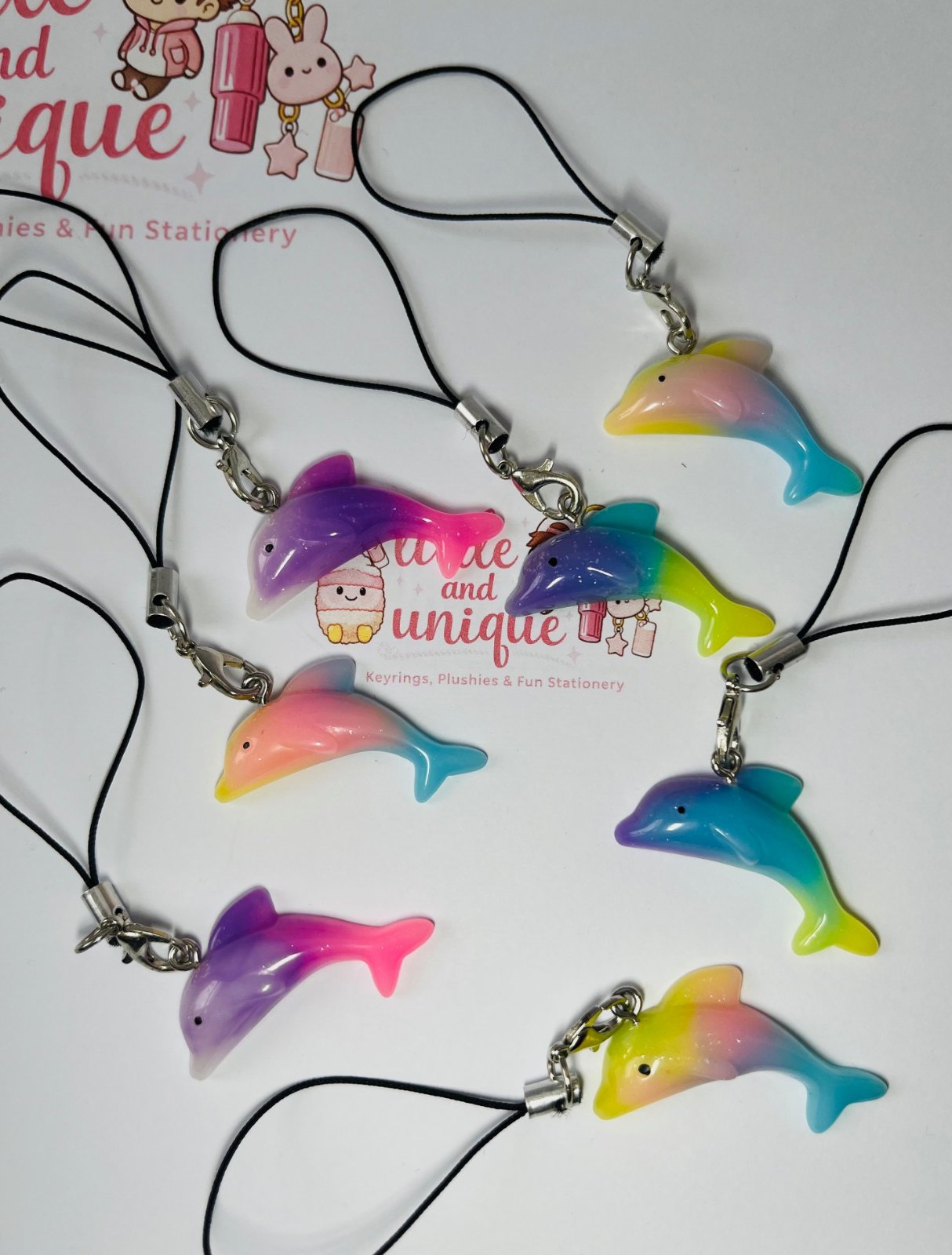 Dolphin Phone Charm