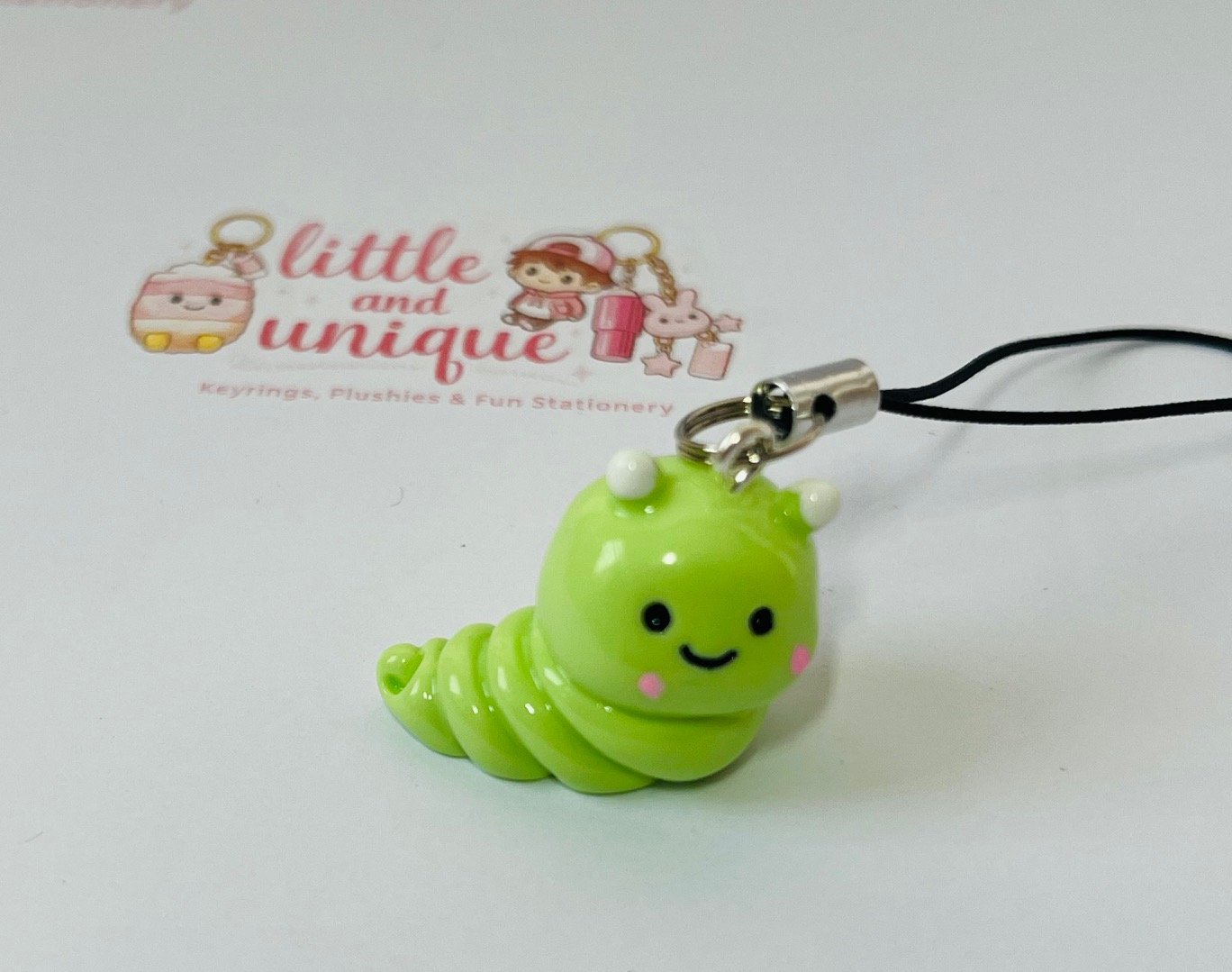 Caterpillar Phone Charm