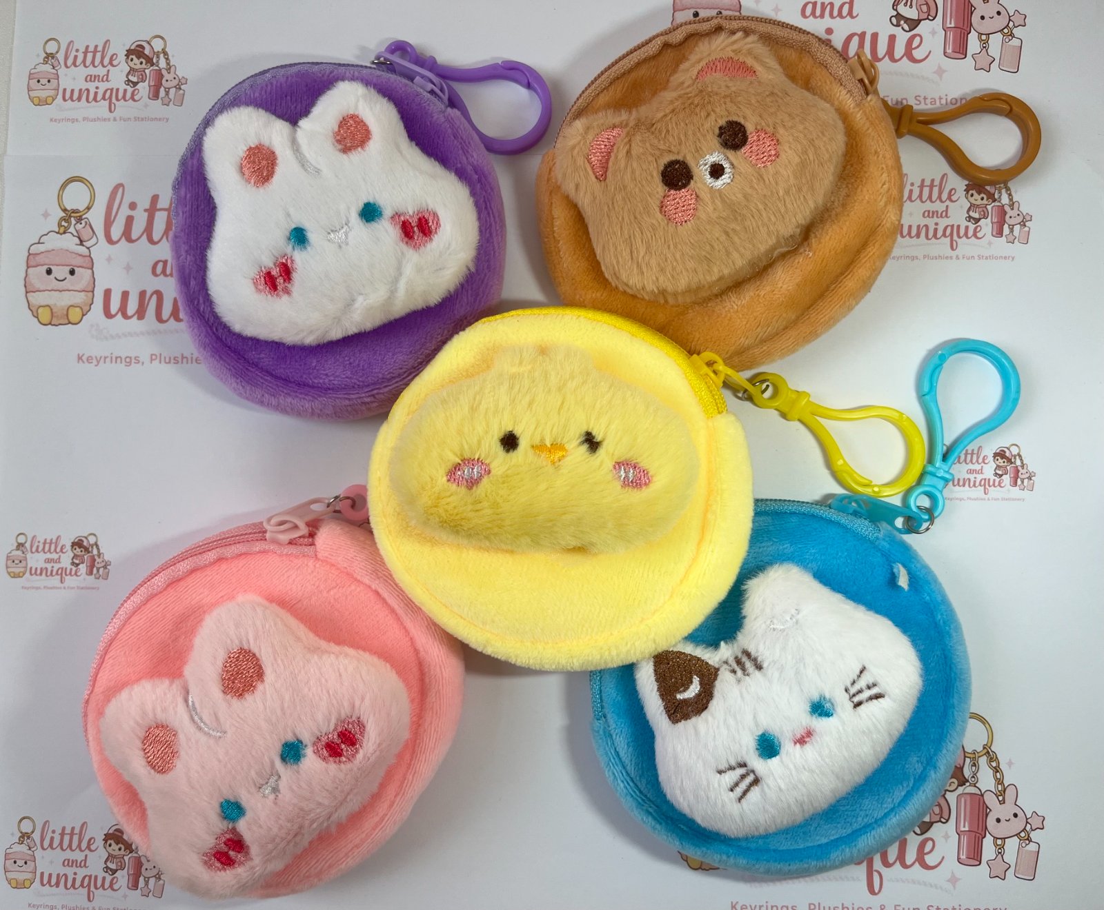 Plush Animal Coin Purse