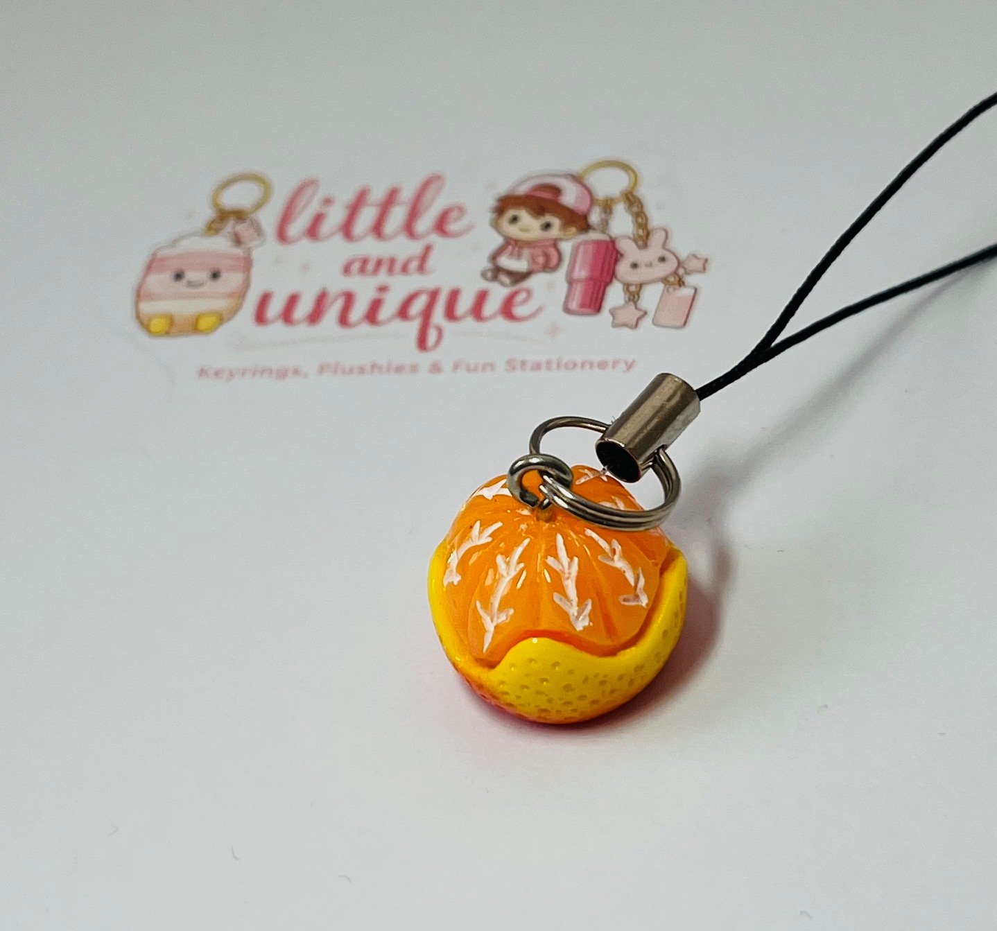 Citrus Orange Phone Charm
