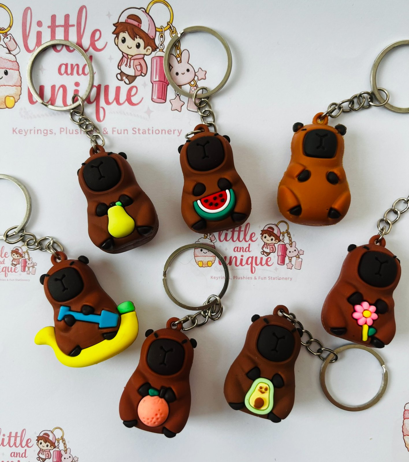 Mini Capybara Keyring
