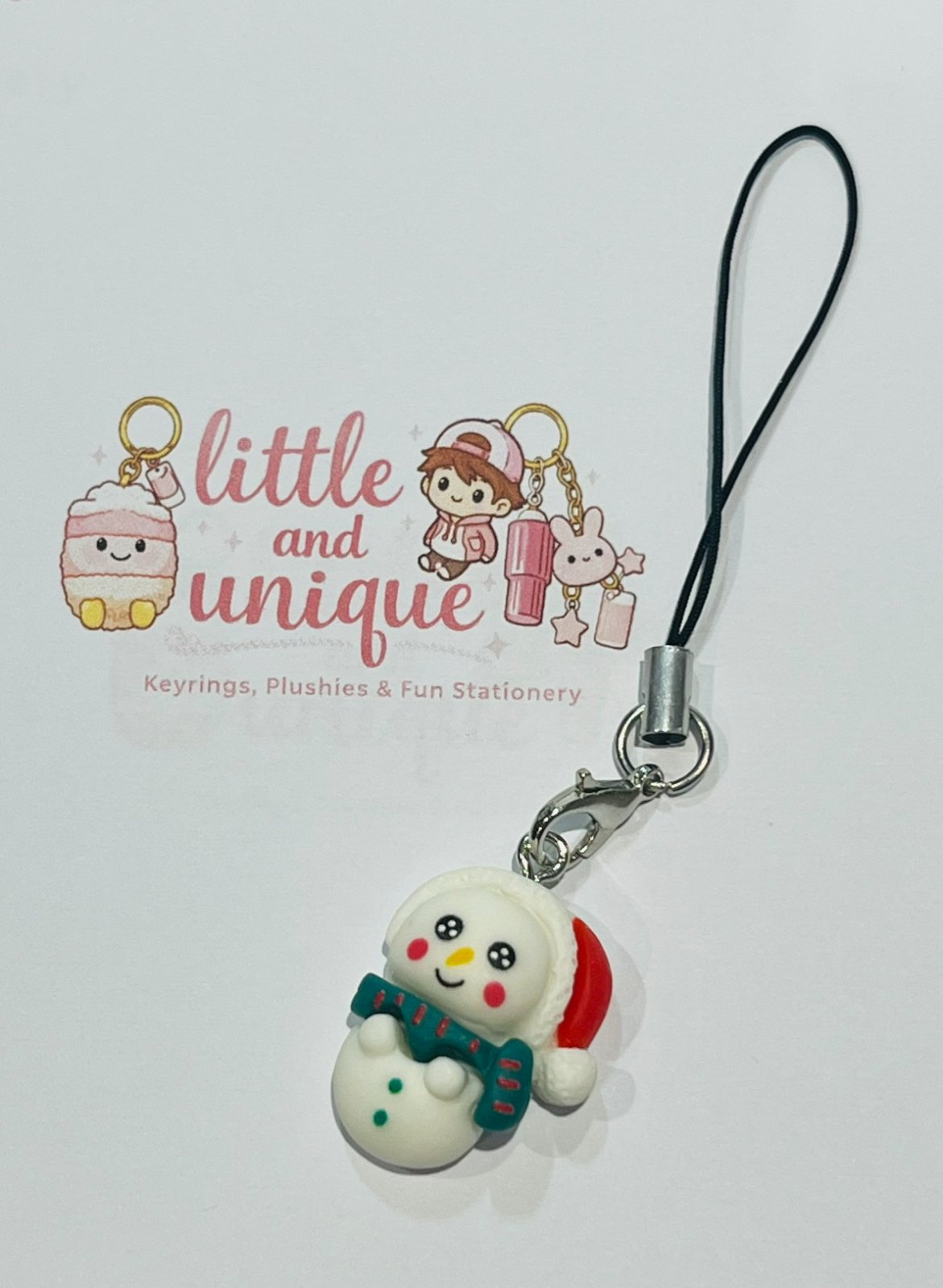 Snowman Phone Charm