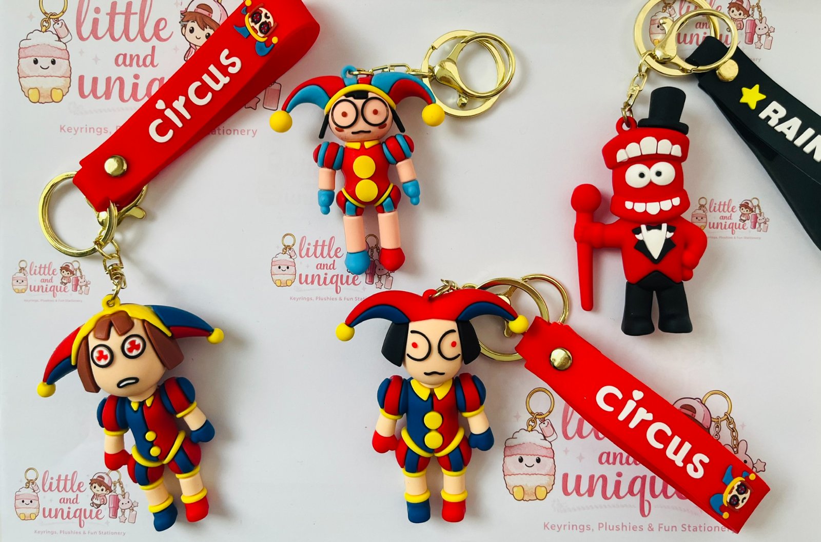 Circus Character Keyrings