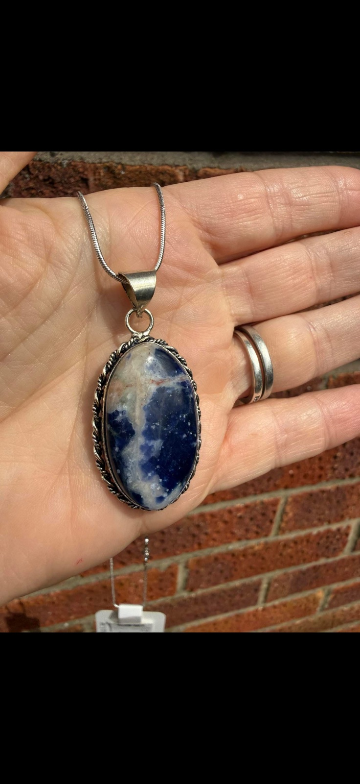 Sodalite pendant