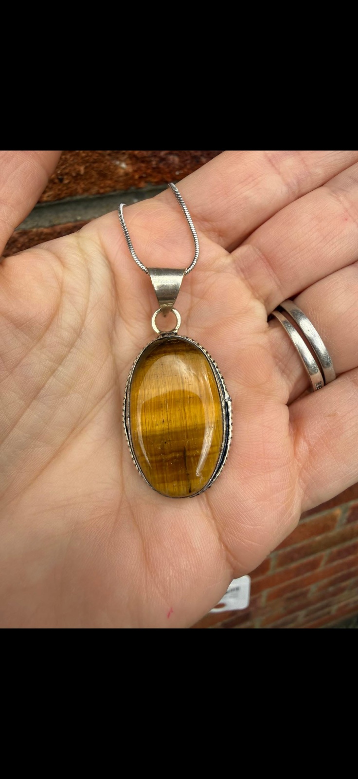 Tigers eye pendant