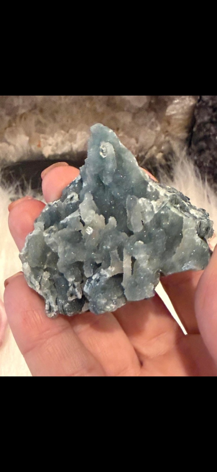 Blue Chalcedony from Indonesia